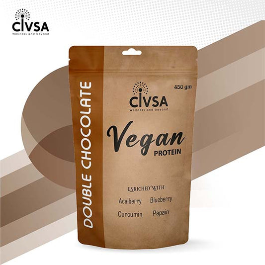 Civsa Vegan double chocolate protein powder