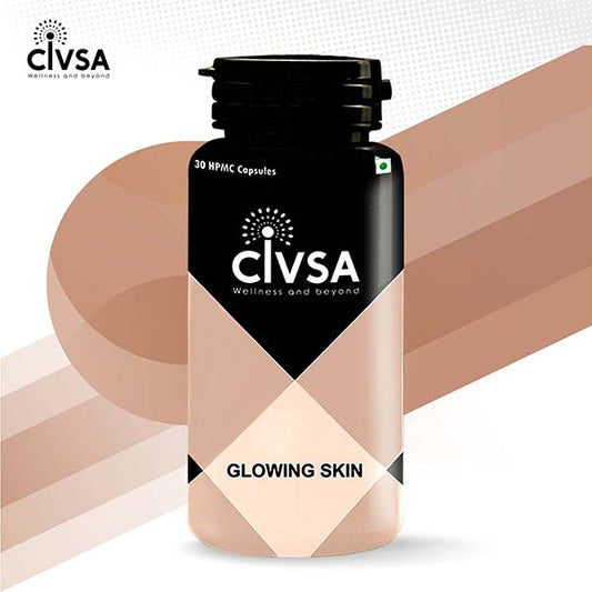 Civsa Glowing Skin Vegetarian Capsules