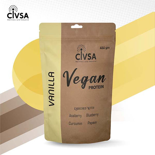 Civsa Vegan vanilla protein powder