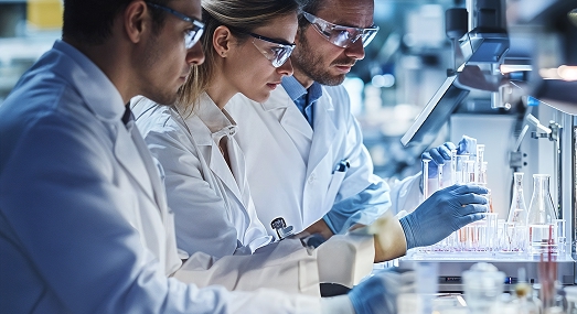 Scientific research team
